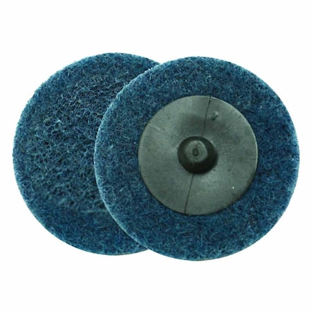 2 Inch ROLL-ON/ROLL-OFF Style Surface Conditioning Sanding Disc (Blue / Fine)